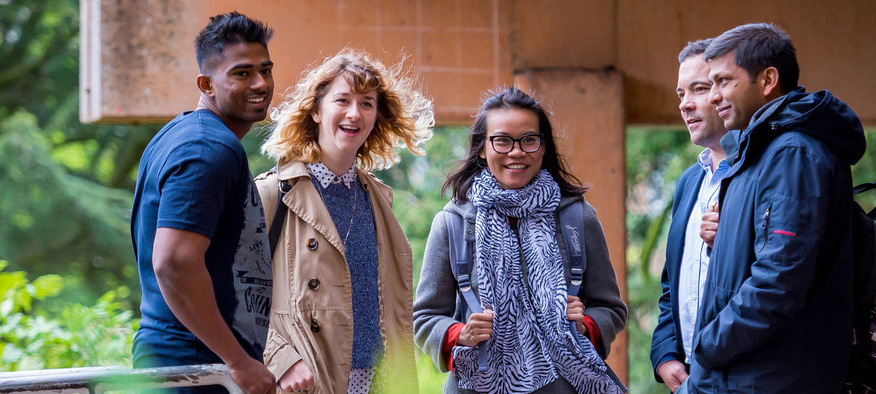 A group of staff and students from the University of Reading