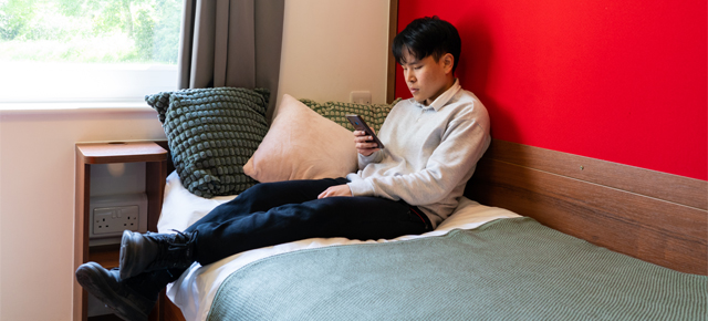 Student in premium bedroom